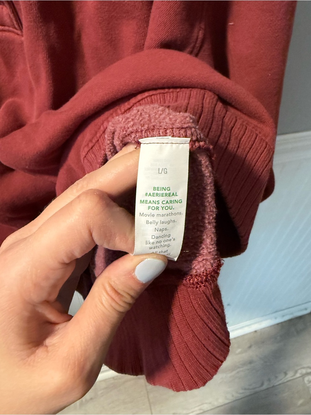 Aerie Oh Snap! Sweatshirt Large - Picture 5 of 6